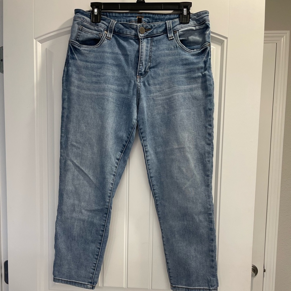 Kut from the Kloth cropped skinny jeans 12 medium wash cropped skinny